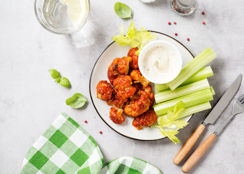 BBQ Cauliflower Wings